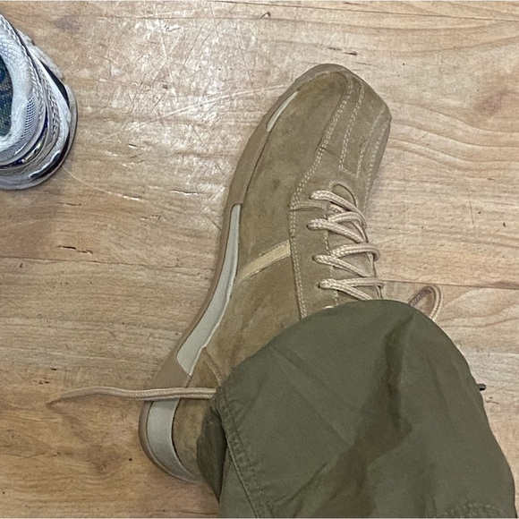 Beige square toe boots - Picture 3 of 3